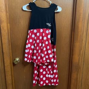 Mommy/daughter Disney Minnie tank Dress. Adult-XL, child-M-7/8
